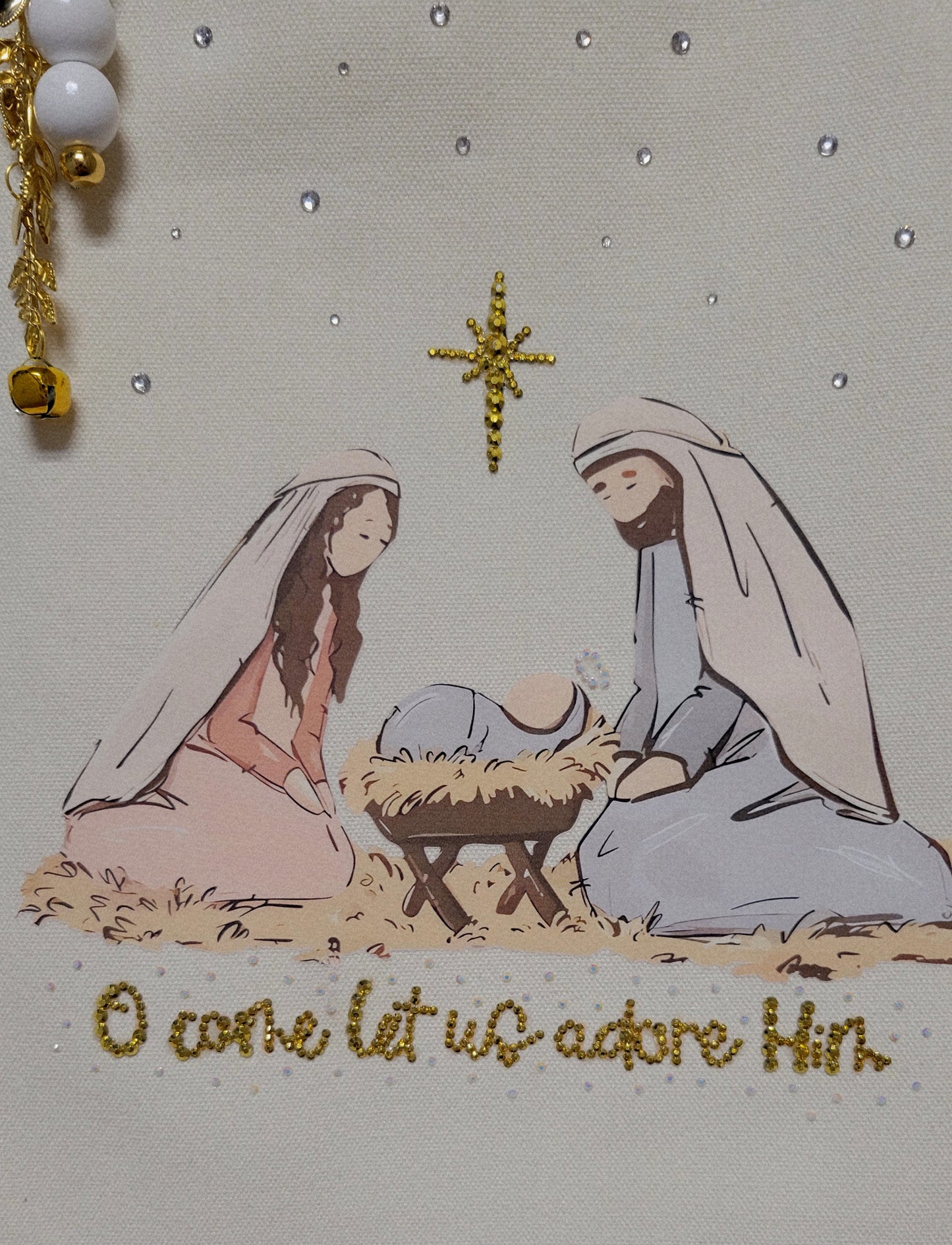 Come Let Us Adore Him Holiday Tote Bag