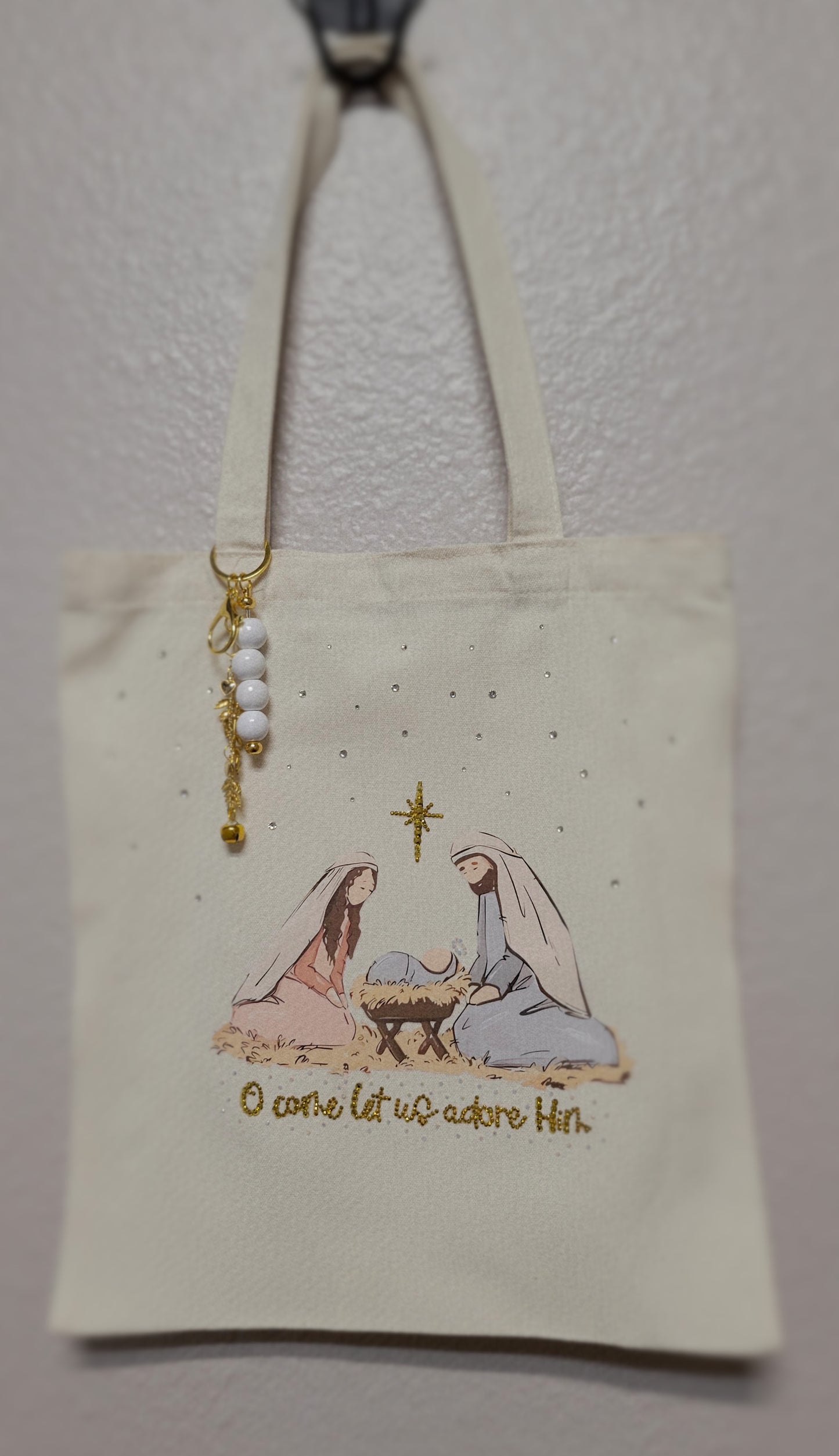 Come Let Us Adore Him Holiday Tote Bag