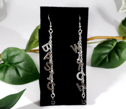 Basic Witch Dangle Earrings with Sardonyx Agate