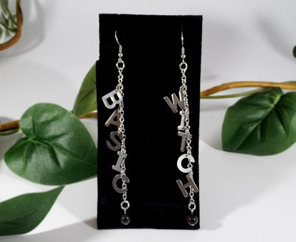 Basic Witch Dangle Earrings with Sardonyx Agate